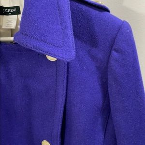 J.CREW Pretty Blue Peacoat Size L